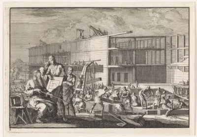 Bouw van de ark van Noach