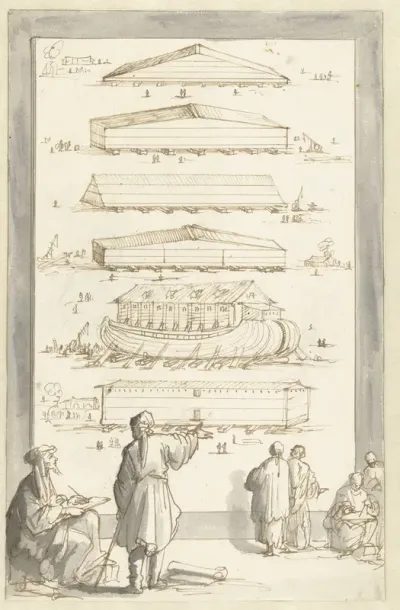 Bouw van de ark van Noach