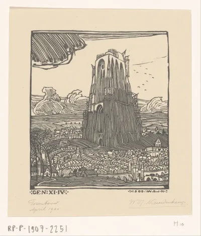 Bouw van de toren van Babel