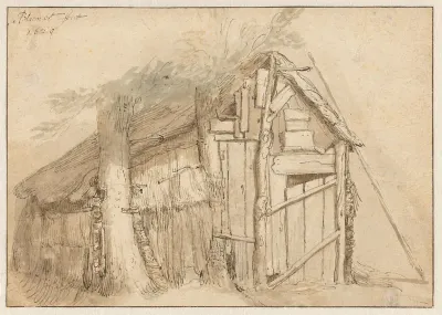 Bouwvallige hut