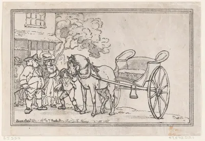 Boy Bringing Round a Citizen's Curricle