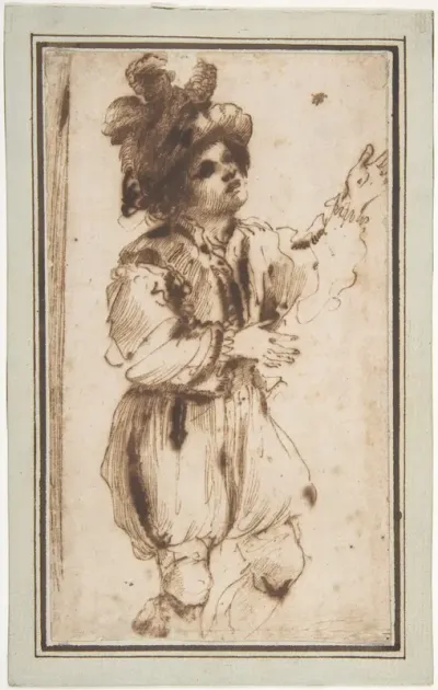 Boy Chasing a Butterfly