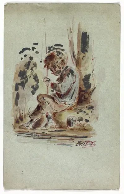 Boy Fishing