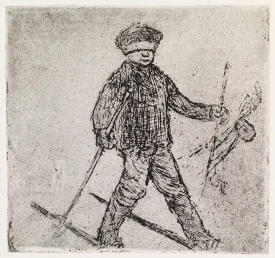 Boy on Skis II