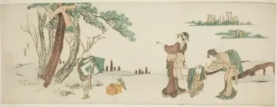 Boy releasing a kite