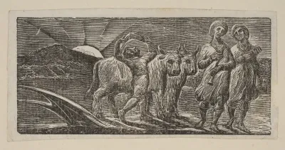 Boy Returning Joyfully, with Plough and Oxen, from Thornton's "Pastorals of Virgil"