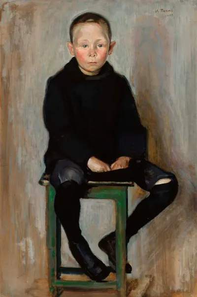 Boy Sitting