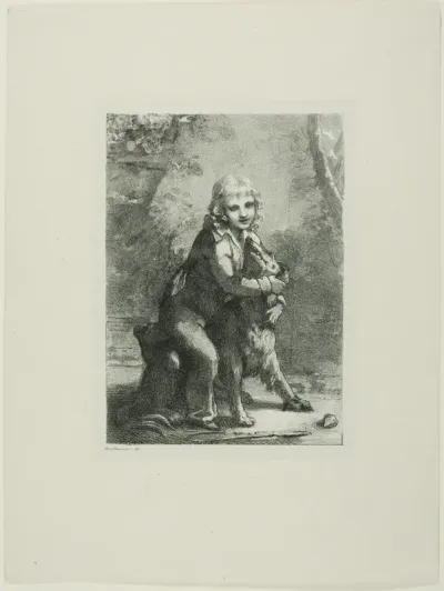 Boy with a Dog