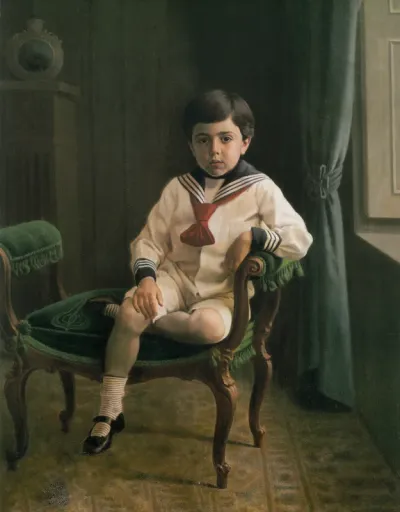 Boy with Sailor Costume