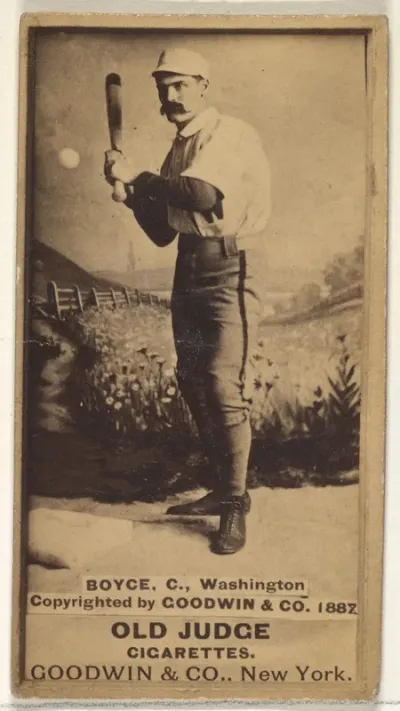 Boyce, Catcher, Washington, from the Old Judge series (N172) for Old Judge Cigarettes