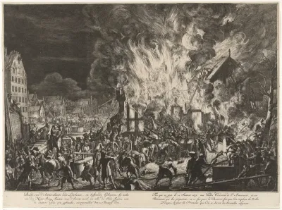 Brand in de lijnbanen van de Admiraliteit, 1673