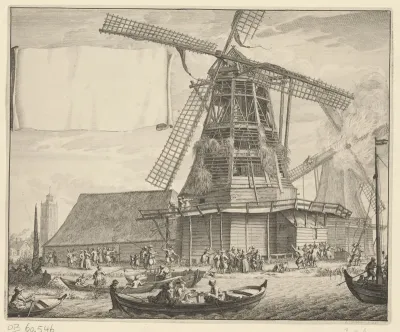 Brand in oliemolen De Zeug bij Wormer, 1699