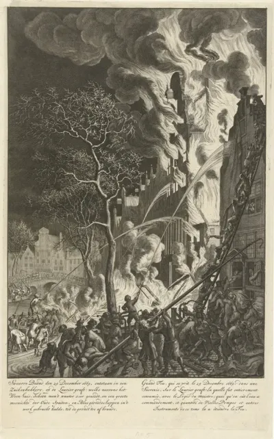 Brand op de Lauriergracht te Amsterdam, 1669