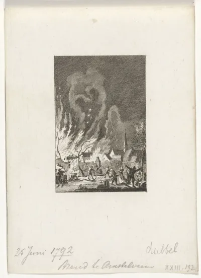 Brand te Amstelveen, 1792