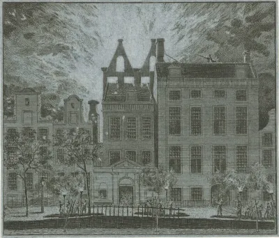 Brand van de schouwburg aan de Keizersgracht te Amsterdam, 1772
