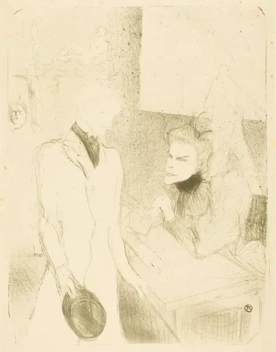 Brandes and Le Bargy in "Cabotins" (Brandès et Les Bargy dans "Cabotins")