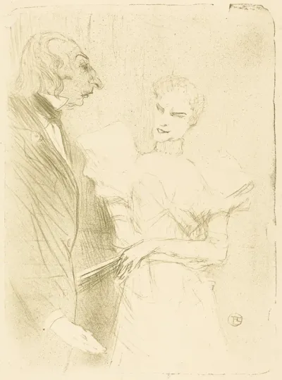 Brandes and Leloir in "Cabotins" (Brandès et Leloir dans "Cabotins")