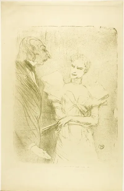 Brandès and Leloir, in Les Cabotins