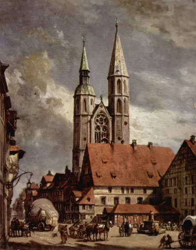 Braunschweig, Hagenmarkt mit Opernhaus von Westen.