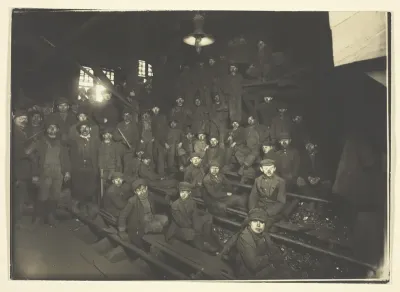 Breaker Boys In Coal Chute, South Pittston, Pennsylvania