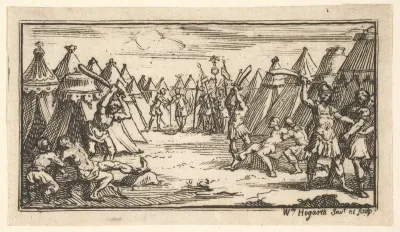 Breaking the Legs (John Beaver, Roman Military Punishments, 1725)