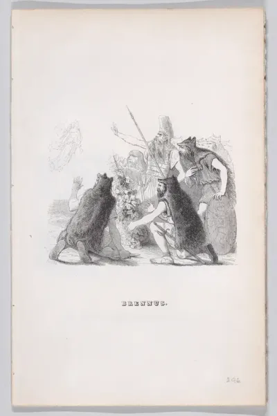 Brennus, from "The Complete Works of Béranger"