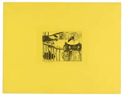 Breton Women by a Gate, from the Volpini Suite