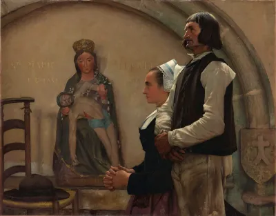Bretons in prayer