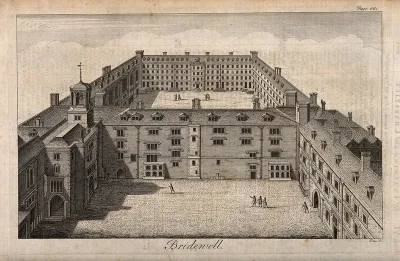 Bridewell Hospital: an aerial view