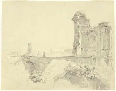 Bridge and Ruined Tower