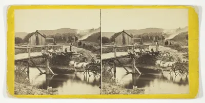 Bridge Over the Ramapo at Greenwood, No. 6264 from the series "The Beauties of the Ramapo, Erie Railway"