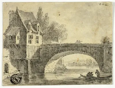 Bridge with House