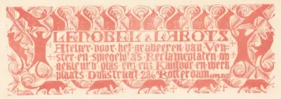 Briefhoofd van Le Nobel & Labots