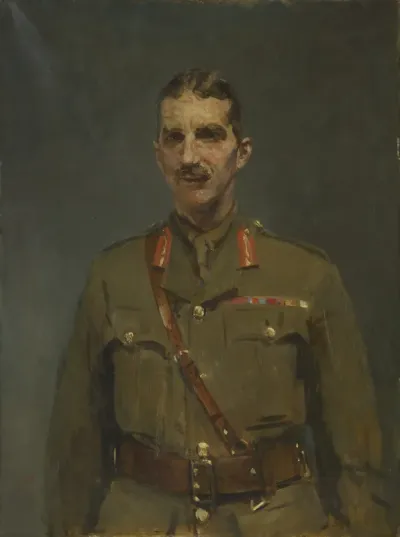 Brigadier-General A R H Hutchinson, CB, CMG, DSO, Assistant Adjutant- General, RM