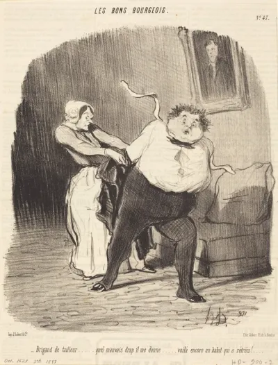 Brigand de tailleur... encore un habit... rétréci!