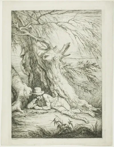 Brigand Lying Under a Tree