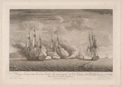 Briggen Lougen angribes ved St. Thomas, 3. marts 1801