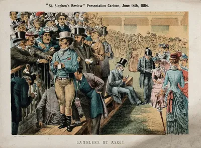 British politicians gambling at Ascot