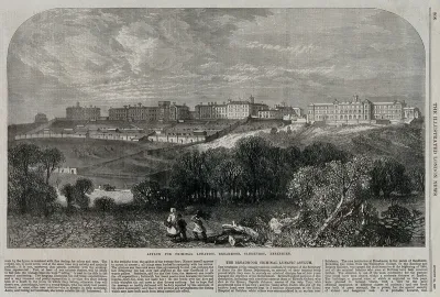 Broadmoor Criminal Lunatic Asylum: panoramic view