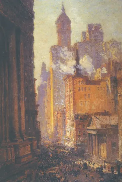Broadway from the Post Office (Wall Street)