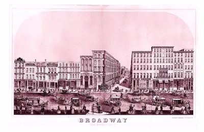 Broadway, New York from Warren to Reade Street