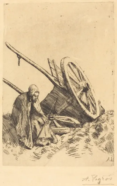 Broken Cart (La charette brisee)