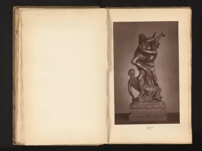 Bronzen beeld van de roof van Proserpina, uit de collectie van Christopher Beckett Denison