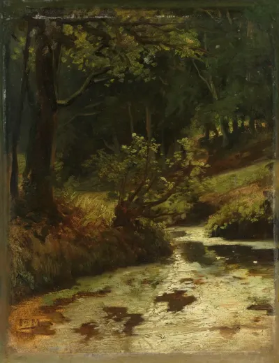 Brook in the Woods near Oosterbeek