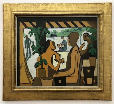 Brown Figures in a Café, 1928