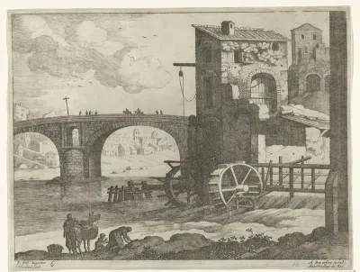 Brug en watermolen