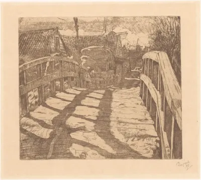 Brug in de Baarsjes in Amsterdam