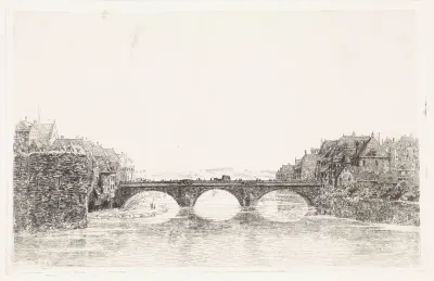 Brug over de Fulda te Kassel