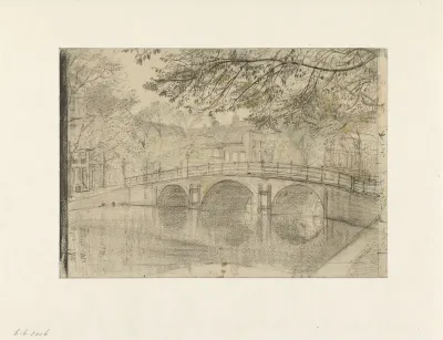 Brug over de Keizersgracht bij de Reguliersgracht, Amsterdam