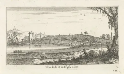 Brug over de Rhône nabij Lion